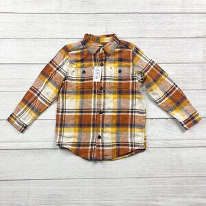 Nwt Children’s Place Plaid Flannel Collared Shirt